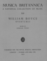 Overtures Finzi, Gerald, Ed. Musica Britannica 13