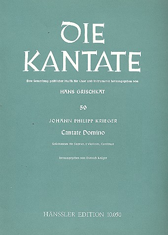 Cantate Domino fr Sopran, 2 Violinen und Bc Partitur