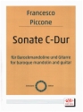 Sonate C-Dur fr Barockmandoline und Gitarre Spielpartitur