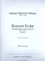 Konzert D-Dur MvW6/37 fr Klarinette und Orchester fr Klarinette in D und Klavier Klavierauszug ohne Solostimme!!!!!!!