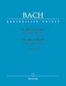 Die Kunst der Fuge BWV1080 fr Cembalo (Klavier) mit separater Spielpartitur fr 2. Cembalo
