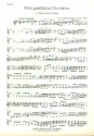 3 geistliche Chorstze fr gem Chor, Orchester und Orgel Streicherset (4-3-2-2-1)