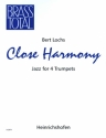 Close Harmony Jazz fr 4 Trompeten Partitur und Stimmen