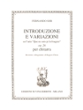 Introduzione e variazioni su l'aria 'que ne suis-je la fougere op.26' per chitarra