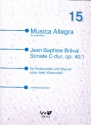 Sonate C-Dur op.40,1 fr Violoncello und Klavier (2 Violoncelli)
