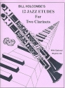 12 Jazz Etudes (+CD) for 2 clarinets with optional rhythm track