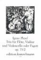 Trio op.73,2 fr Flte, Violine und Violoncello (Fagott) Stimmen