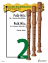 Folk-Hits Band 2 für 3 Sopran-Blockflöten Spielpartitur
