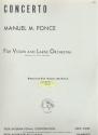 Concerto  for violin and large orchestra piano reduction