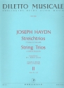 Streichtrios Band 2 (Nr.15-24) fr 2 Violinen und Violoncello Stimmen