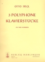 3 polyphone Klavierstcke zu 4 Hnden