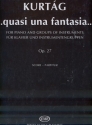Quasi una fantasia op.27 fr Klavier und Instrumentengruppen Partitur