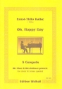 Oh Happy Day 5 Gospels fr gem Chor oder MnnerChor und Blechblserquintett Partitur und Stimmen