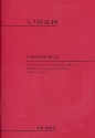 Concerto fa maggiore F.VIII:8 per fagotto, archi e bc Fagott und Klavier