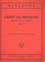 Chant du Mnestrel op.71 for cello and piano