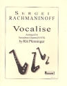 Vocalise op.34,14 for 4 saxophones (SATB) score and parts