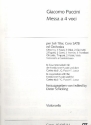 Messa di Gloria fr Soli (TB), Chor und Orchester Violoncello