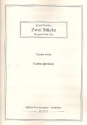 Cantus gloriosus 2 Stcke fr gem Chor a cappella Partitur