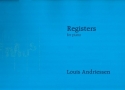 Registers for piano (1963)