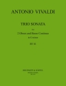 Triosonate g minor RV81 for 2 oboes and bc