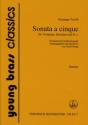Sonata a 5 fr Trompete in C, Streicher und Bc Partitur