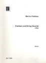 Clarinet and String Quartet fr Klarinette und Streichquartett Partitur (1983)