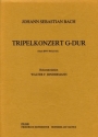 Tripelkonzert G-Dur fr Flte, Oboe, Violine, Streicher und Cembalo Partitur