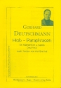 Hiob-Paraphrasen DWV152 fr Mnnerchor a cappella Partitur