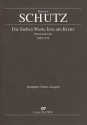 Die sieben Worte Jesu am Kreuz SWV278  fr 5 Favorit-Snger (SATTB), 5 Instrumente und Bc ad lib. Partitur  (dt/en)