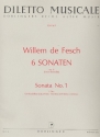 Sonate F-Dur op.6,1 fr Blockflte (Flte, Violine) und Bc