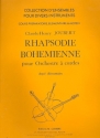 Rhapsodie bohemienne pour orchestre a cordes partition et 5 parties