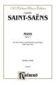 Mass Op.4 for soli, chorus, orchestra and organ     choral score (la)