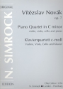 Quartett c-Moll op.7 fr Klavier, Violine, Viola und Violoncello Stimmen