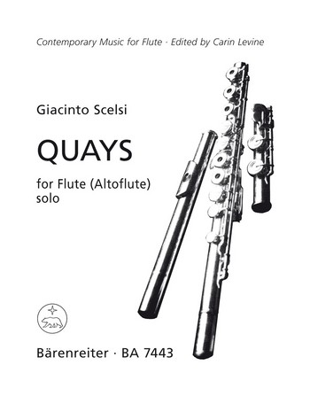 Quays for flute (alto flute) solo