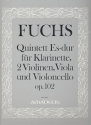 Quintett Es-Dur op.102 für Klarinette und Streichquartett Stimmen