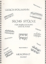 6 Stücke für Baßblockflöte und Klavier