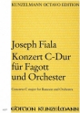 Konzert C-Dur fr Fagott und Orchester Partitur