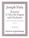 Konzert C-Dur  fr Fagott und Orchester Klavierauszug mit Solostimme