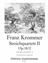 Streichquartett op.18/2  Stimmen