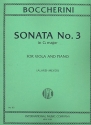 Sonata g major no.3 for viola and piano