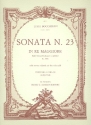 Sonate D-Dur Nr.23 G508 fr 2 Violoncelli Spielpartitur