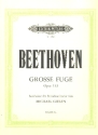 Groe Fuge op.133 fr Streichorchester Partitur