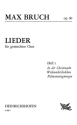 Lieder op.60 Band 1 fr gem Chor a cappella Partitur (dt/en)