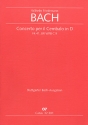 Konzert D-Dur FK41 fr Cembalo und Streicher Partitur