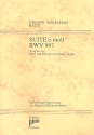 Suite c-Moll BWV997 fr Flte und Klavier (Cembalo, Orgel)
