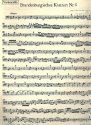 Brandenburgisches Konzert Nr.4 G-Dur BWV1049 fr 2 Blockflten, Violine, Cembalo und Streicher Violoncello