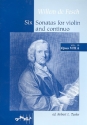 6 Sonatas op.8a for violin and Bc score