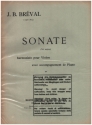 SONATE SOL MAJEUR POUR VIOLON AVEC ACCOMPAGNEMENT DE PIANO SALMON, J., ARR.