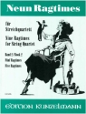 9 Ragtimes Band 2 (Nr.5-9) fr Streichquartett Stimmen