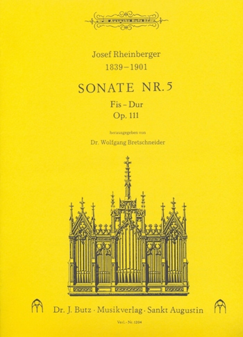 Sonate Fis-Dur Nr.5 op.111 fr Orgel